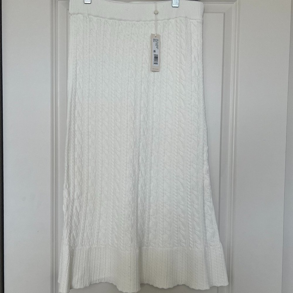 NWT REBECCA TAYLOR CABLE KNIT MIDI SKIRT - SZ S - SOLD OUT